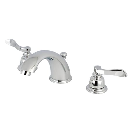 Kingston Brass KB961NFL Widespread Bathroom Faucet, Polished Chrome KB961NFL